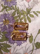 Load image into Gallery viewer, Vintage Set of 2 Brass Hair Barrettes (A108)
