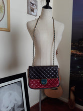 Load image into Gallery viewer, Vintage Leather Color Blocked Bag (A112)
