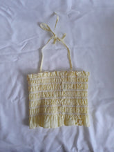 Load image into Gallery viewer, Vintage Kid&#39;s Ruched Halter Top (K29)
