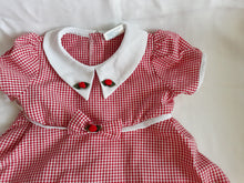 Load image into Gallery viewer, Vintage Girl&#39;s Gingham Dress (K57)
