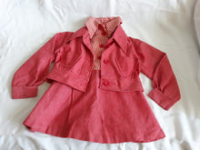 Load image into Gallery viewer, Vintage Girl&#39;s Dress and Jacket Set (K55)
