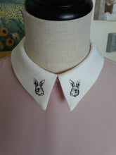 Load image into Gallery viewer, Girl&#39;s Dress With Bunny Collar (D168)

