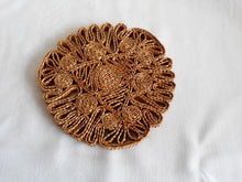 Load image into Gallery viewer, Vintage Set Of Straw Braided Decor (HW 345)
