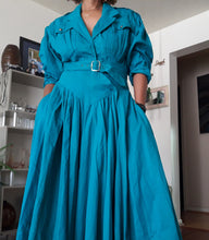 Load image into Gallery viewer, Vintage 80s Western Belted Dress (D26)
