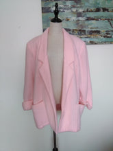 Load image into Gallery viewer, Vintage 80s Fuzzy Oversized Blazer (G38)
