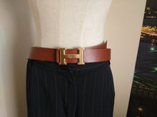 Load image into Gallery viewer, Genuine Leather &quot;H&quot; Belt (A94)
