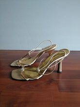 Load image into Gallery viewer, Vintage Rhinestone Strappy Heels (Z13)
