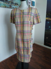Load image into Gallery viewer, Vintage Plaid Layered Dress (D110)
