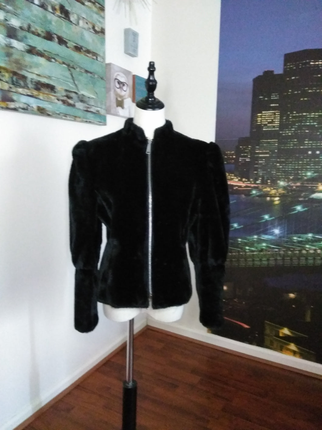 Vintage Faux Fur Jacket (#142)