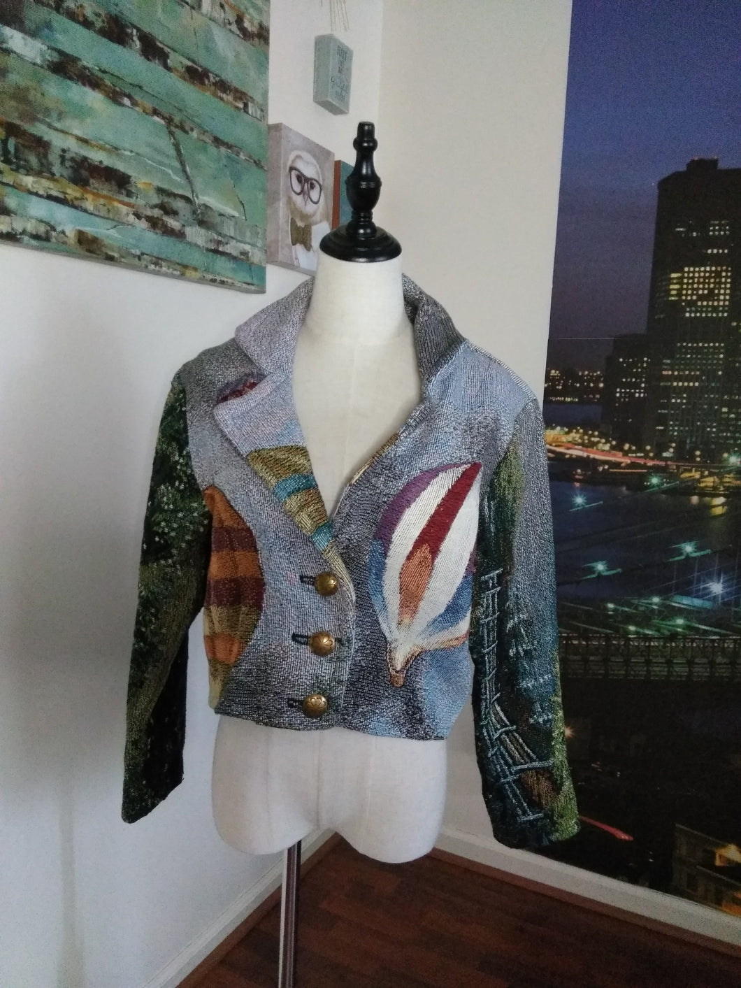 Cropped Hot Air Balloon Jacket (G56)