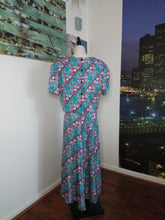 Load image into Gallery viewer, Vintage Floral Mock Crop Top Dress (D139)
