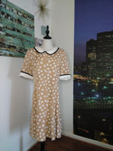 Load image into Gallery viewer, Deadstock Vintage Silk Collared Dress (D142)
