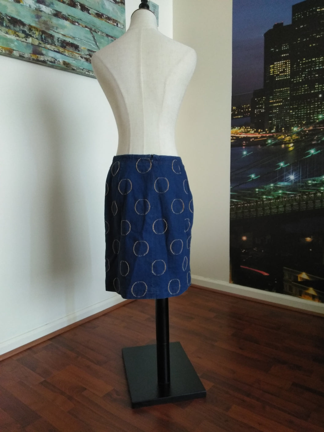 Vintage Escada Denim Skirt (H85)