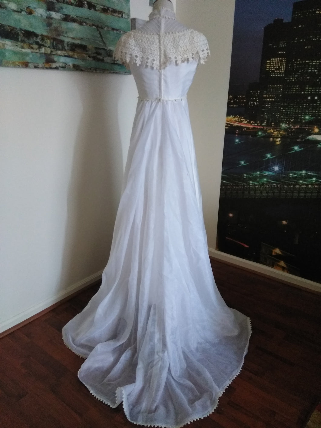 Vintage 50s/60s Wedding Gown With Veil (#340)